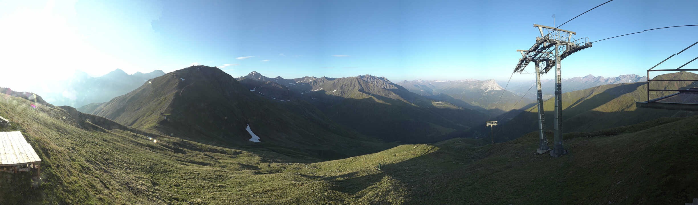 Archiv Foto Webcam Panoramablick Tscheyeck