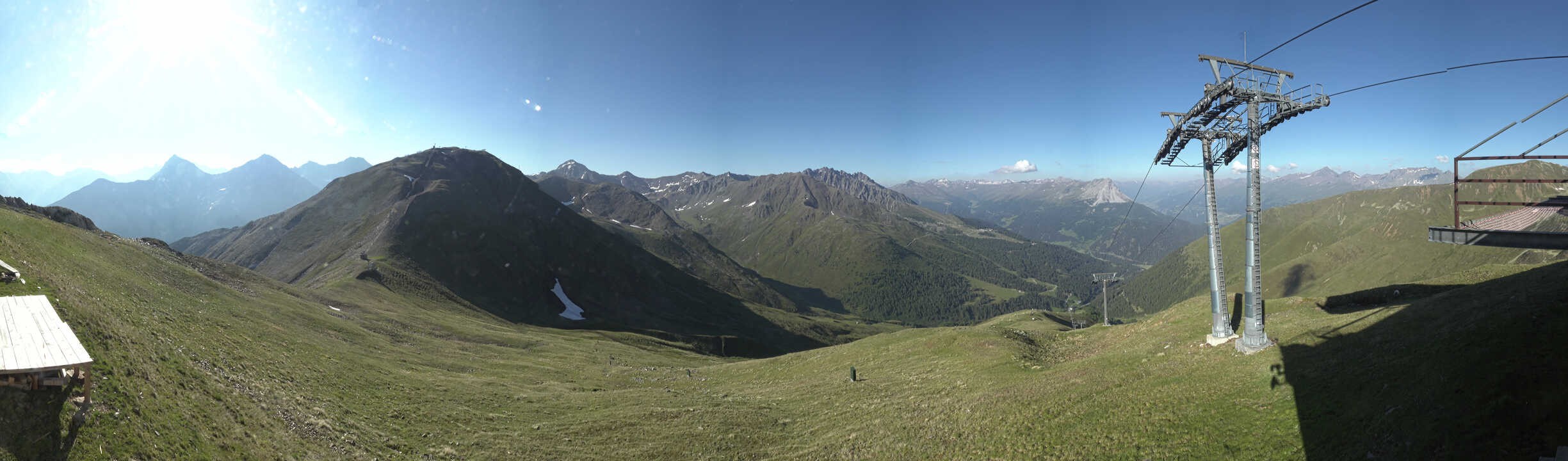 Archiv Foto Webcam Panoramablick Tscheyeck