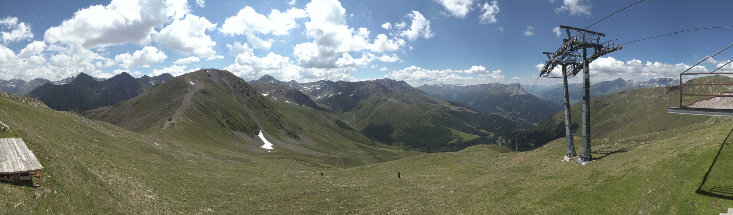 Archiv Foto Webcam Panoramablick Tscheyeck