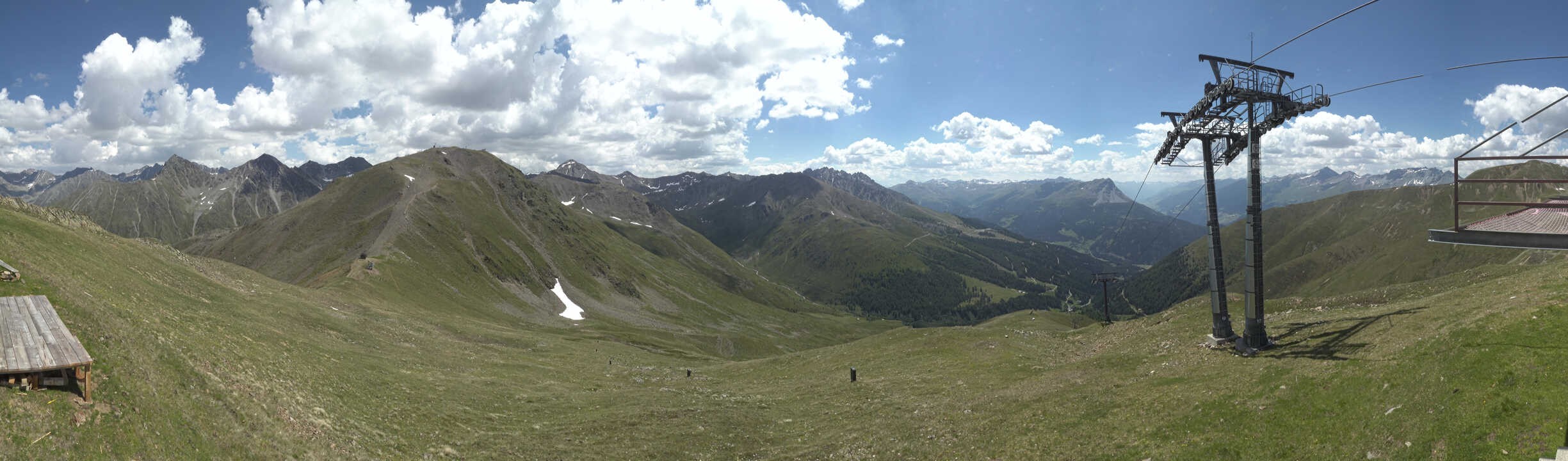 Archiv Foto Webcam Panoramablick Tscheyeck