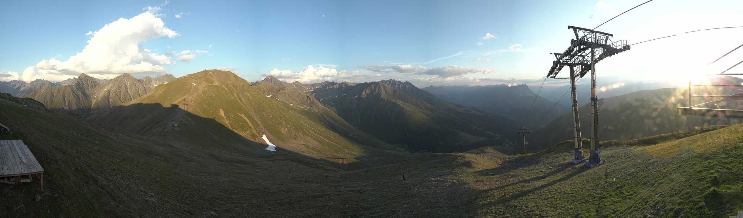 Archiv Foto Webcam Panoramablick Tscheyeck