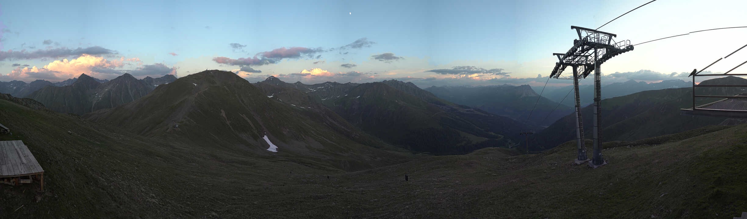 Archiv Foto Webcam Panoramablick Tscheyeck