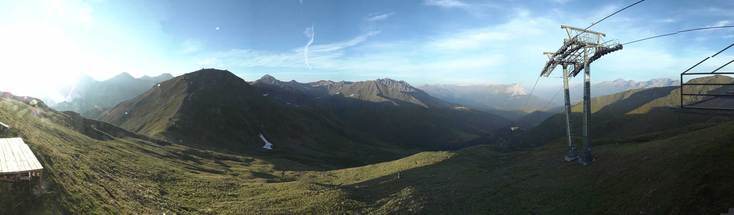 Archiv Foto Webcam Panoramablick Tscheyeck