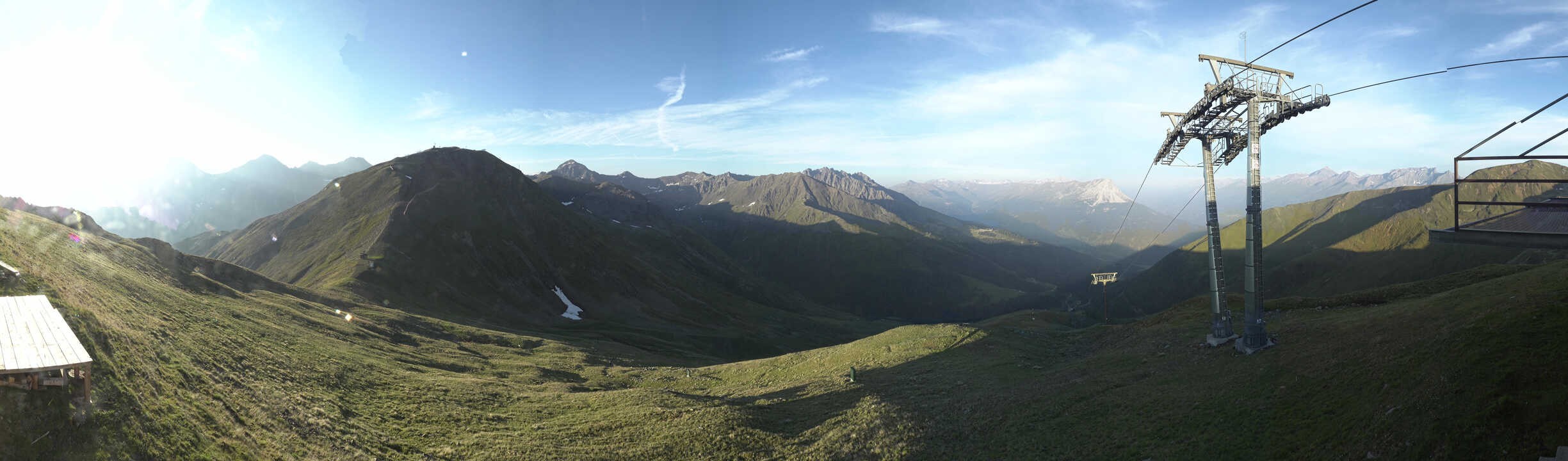 Archiv Foto Webcam Panoramablick Tscheyeck