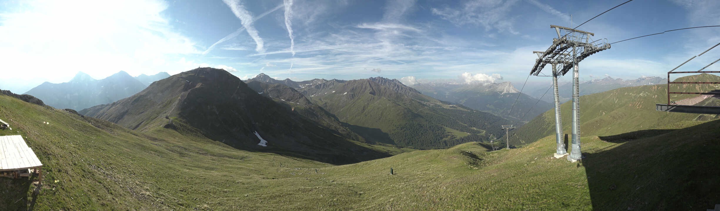 Archiv Foto Webcam Panoramablick Tscheyeck