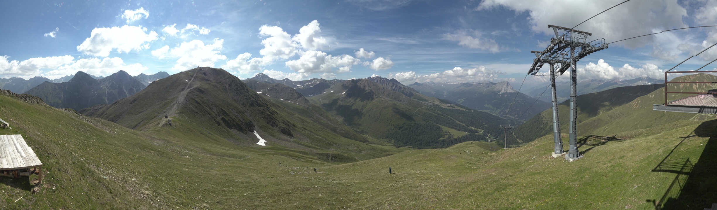 Archiv Foto Webcam Panoramablick Tscheyeck