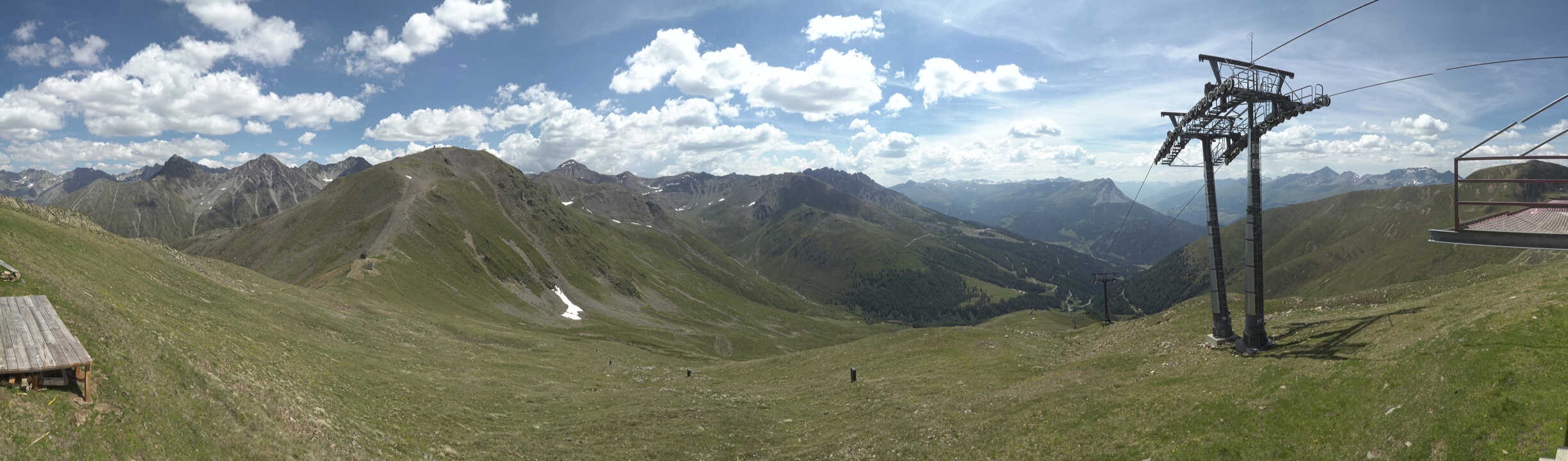 Archiv Foto Webcam Panoramablick Tscheyeck