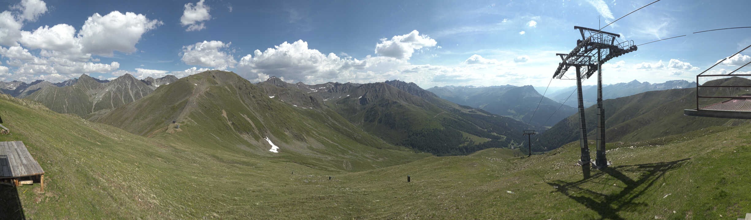 Archiv Foto Webcam Panoramablick Tscheyeck