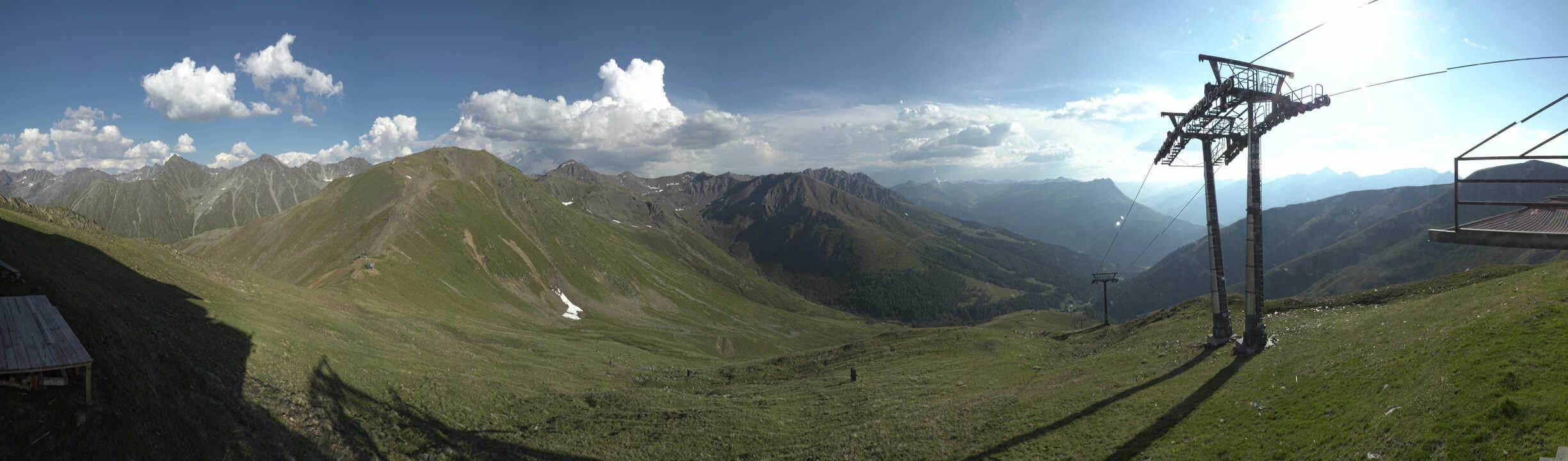 Archiv Foto Webcam Panoramablick Tscheyeck