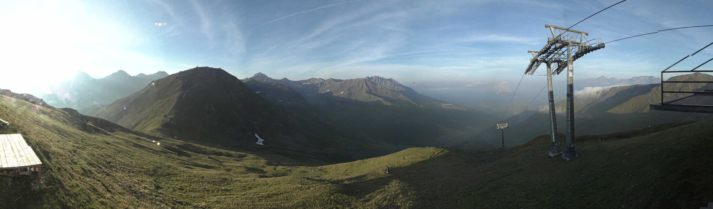Archiv Foto Webcam Panoramablick Tscheyeck