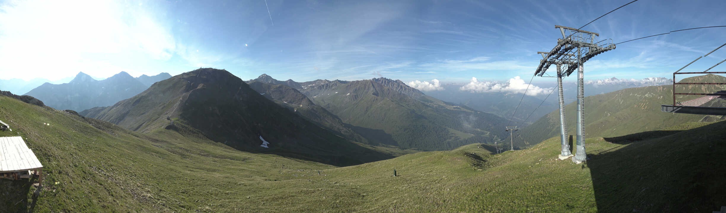 Archiv Foto Webcam Panoramablick Tscheyeck