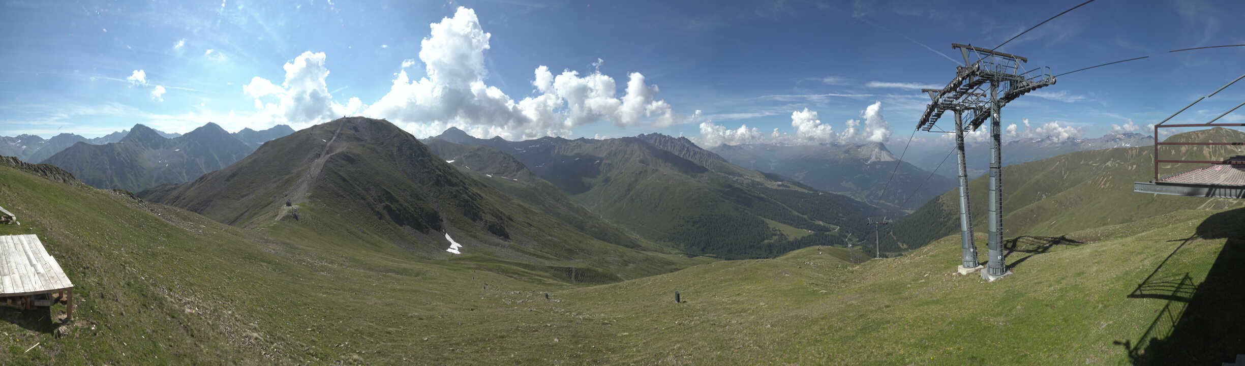 Archiv Foto Webcam Panoramablick Tscheyeck