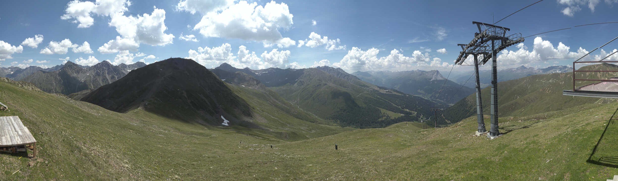 Archiv Foto Webcam Panoramablick Tscheyeck