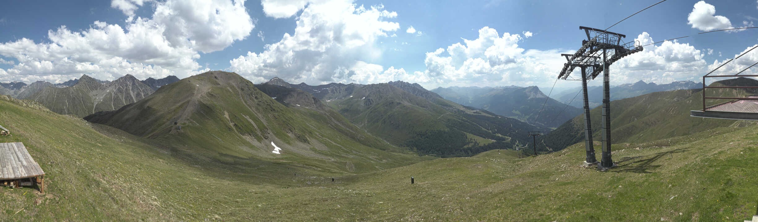 Archiv Foto Webcam Panoramablick Tscheyeck