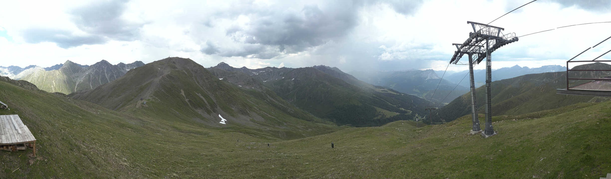 Archiv Foto Webcam Panoramablick Tscheyeck