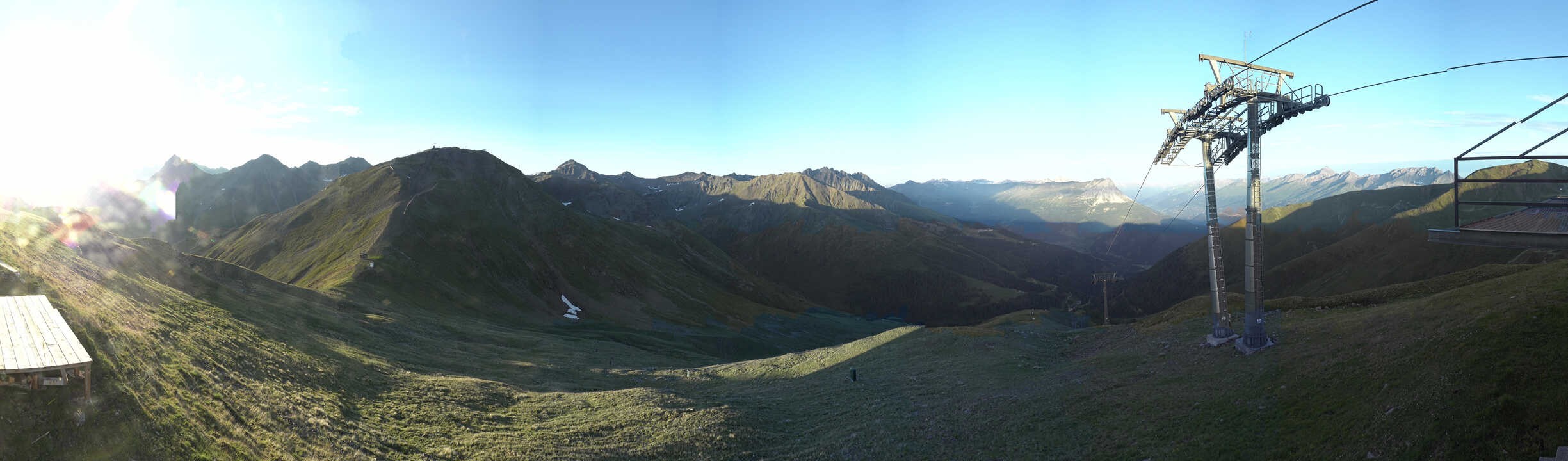 Archiv Foto Webcam Panoramablick Tscheyeck