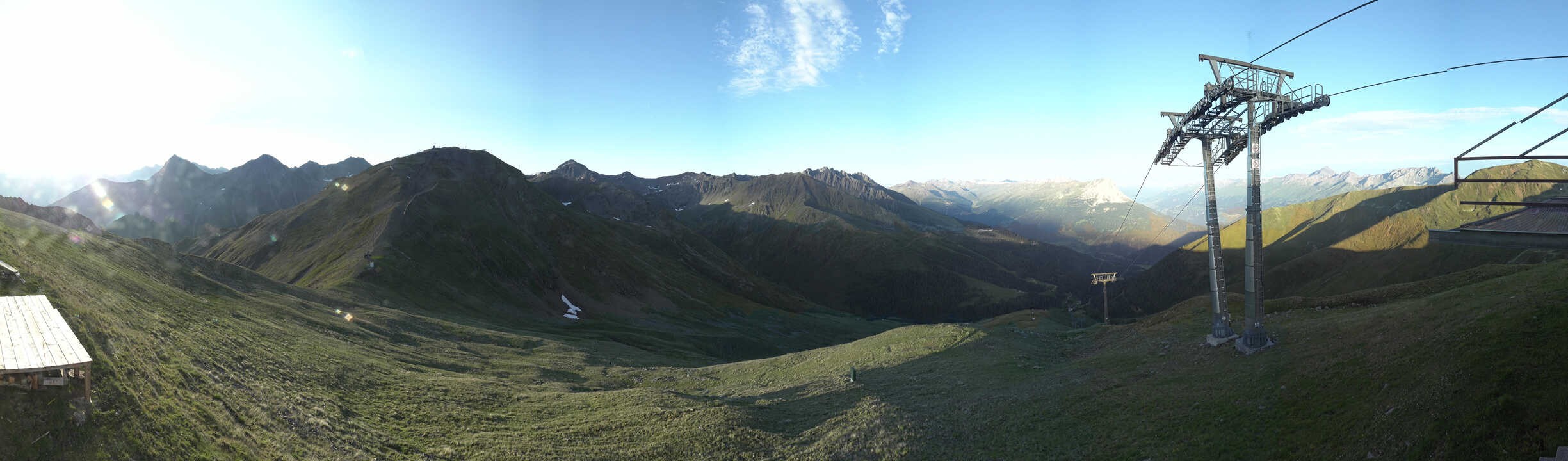 Archiv Foto Webcam Panoramablick Tscheyeck