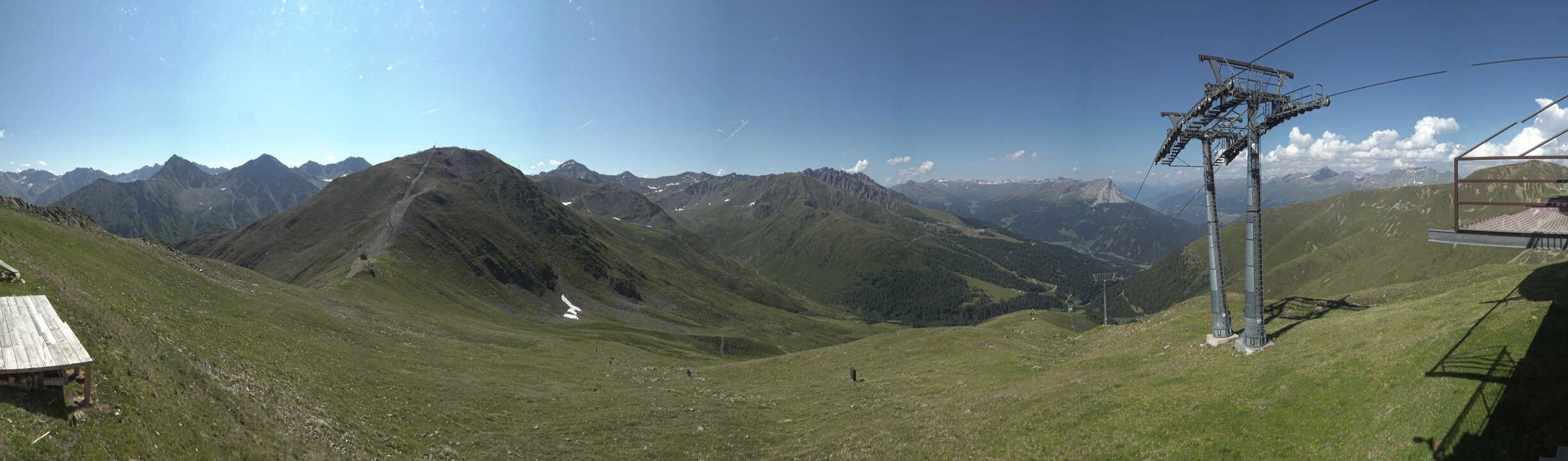 Archiv Foto Webcam Panoramablick Tscheyeck