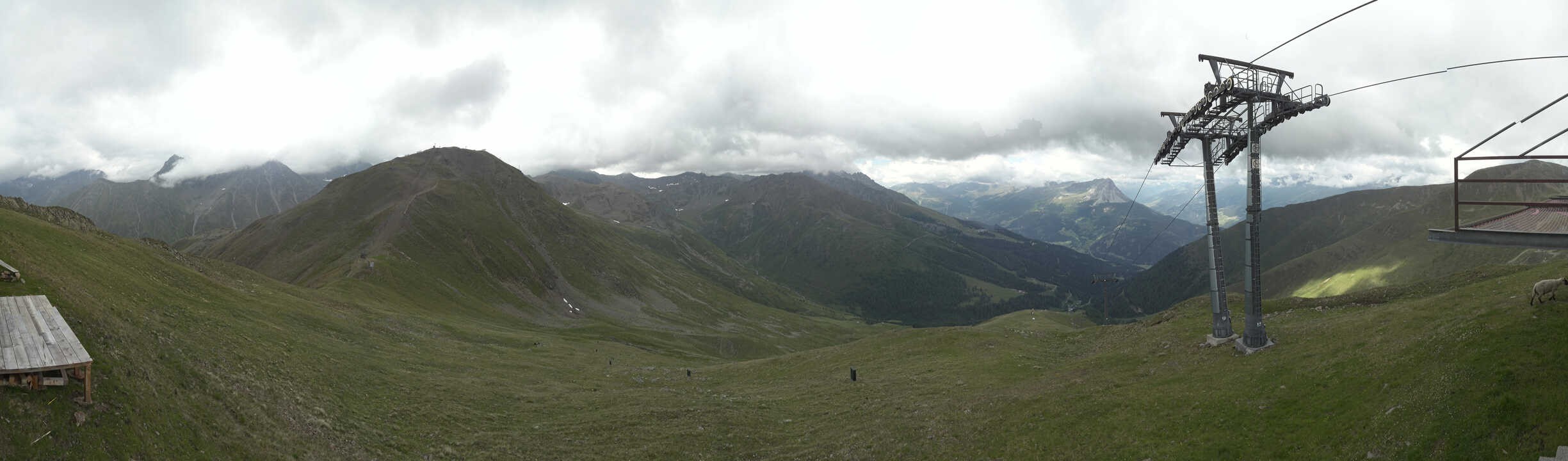 Archiv Foto Webcam Panoramablick Tscheyeck