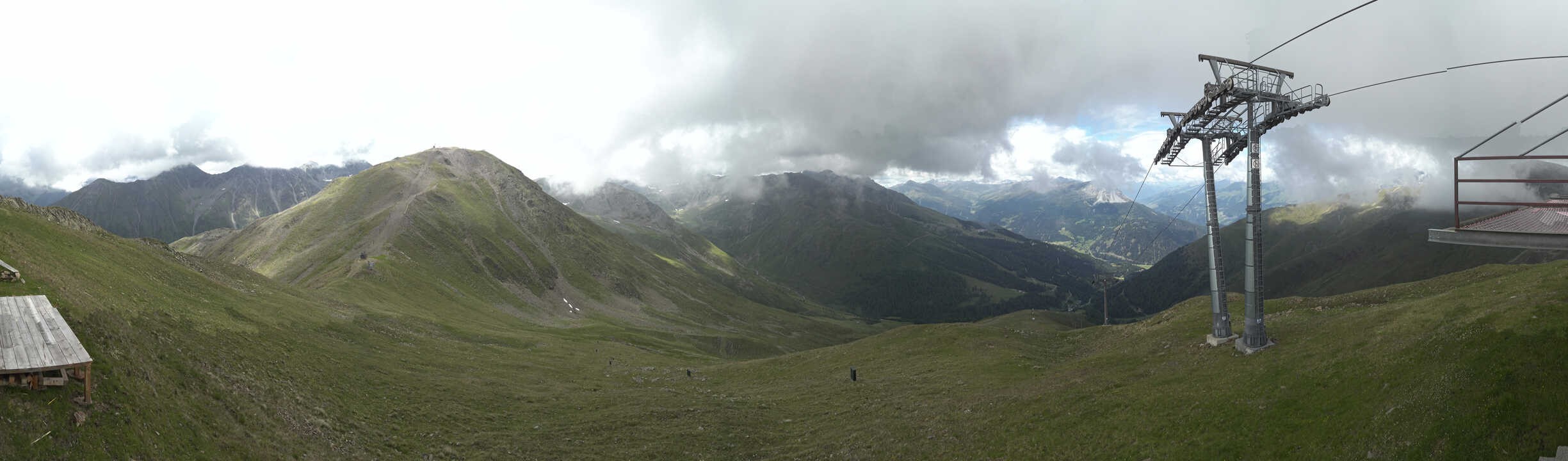 Archiv Foto Webcam Panoramablick Tscheyeck
