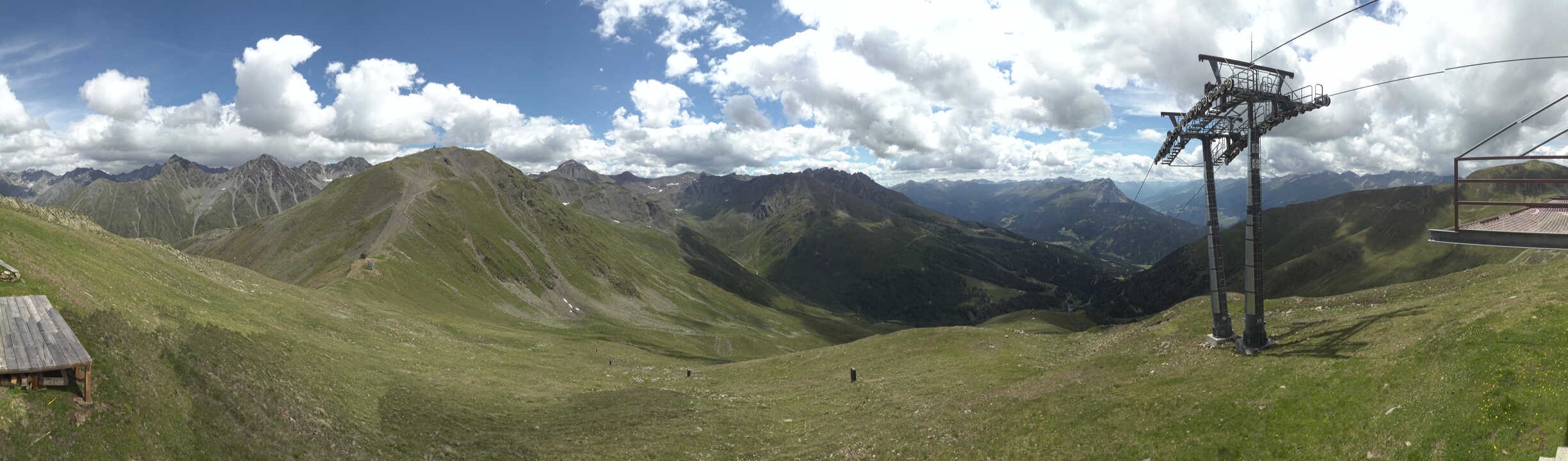 Archiv Foto Webcam Panoramablick Tscheyeck