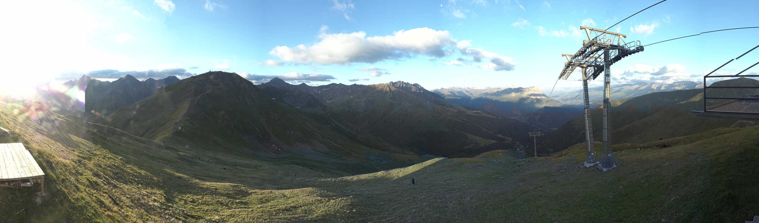 Archiv Foto Webcam Panoramablick Tscheyeck