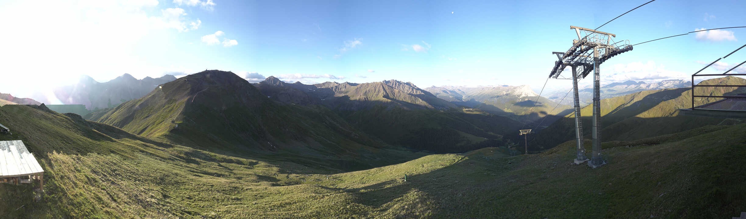 Archiv Foto Webcam Panoramablick Tscheyeck