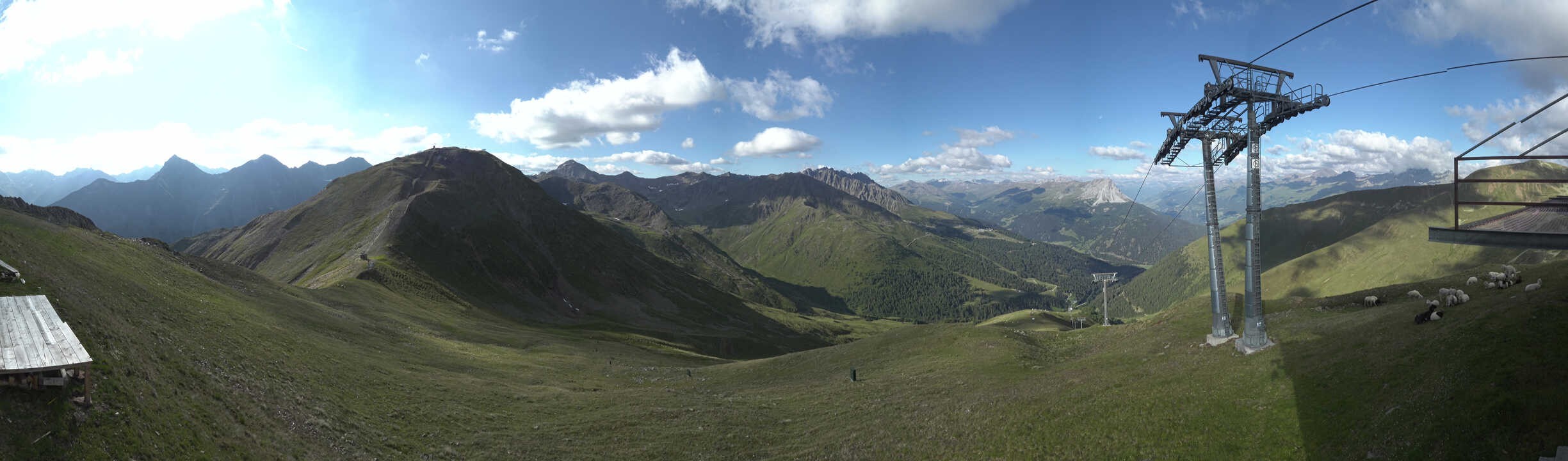 Archiv Foto Webcam Panoramablick Tscheyeck