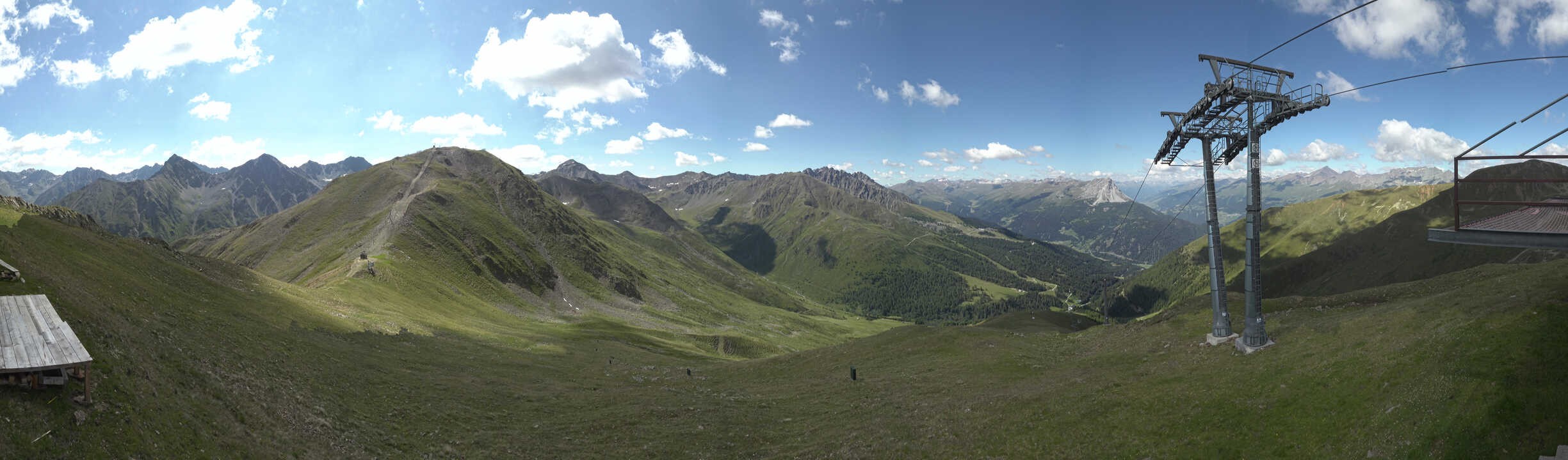 Archiv Foto Webcam Panoramablick Tscheyeck
