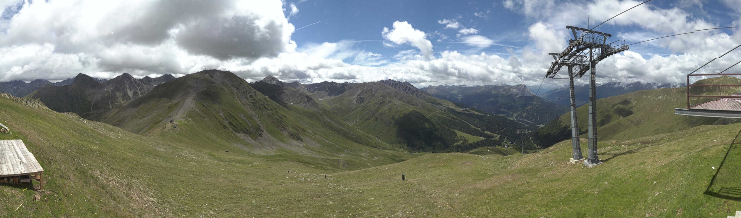 Archiv Foto Webcam Panoramablick Tscheyeck