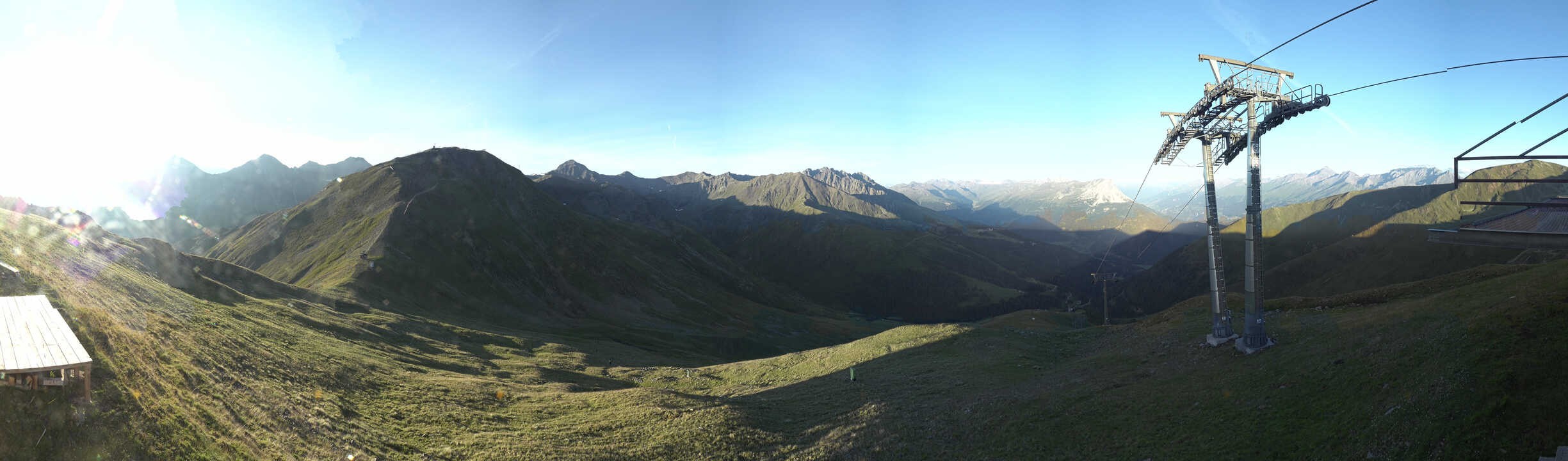 Archiv Foto Webcam Panoramablick Tscheyeck