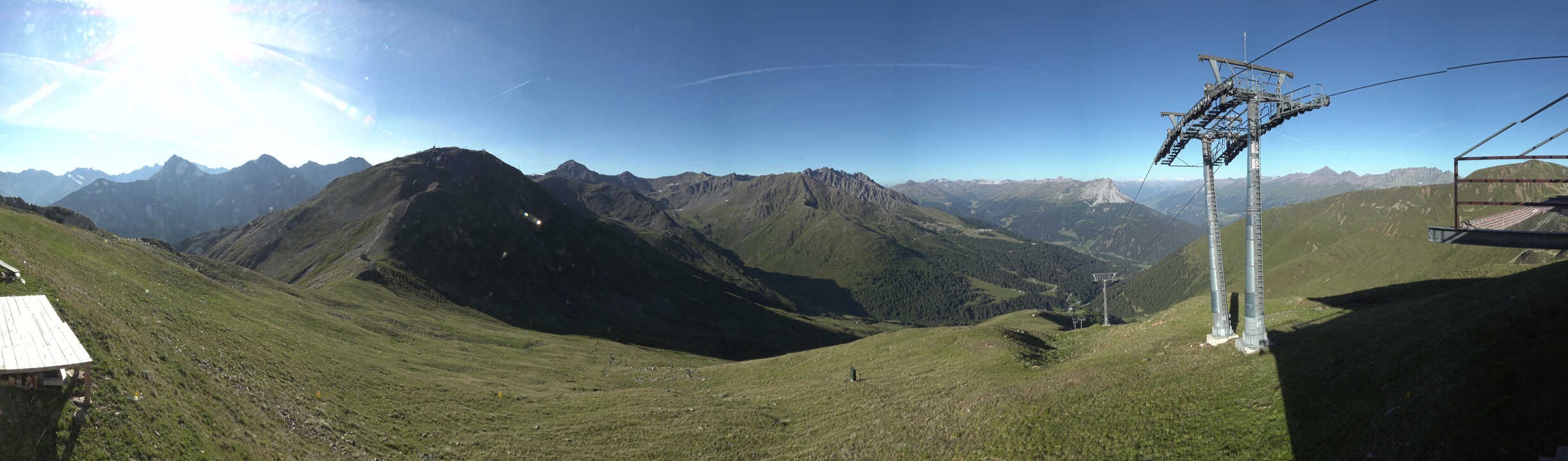 Archiv Foto Webcam Panoramablick Tscheyeck