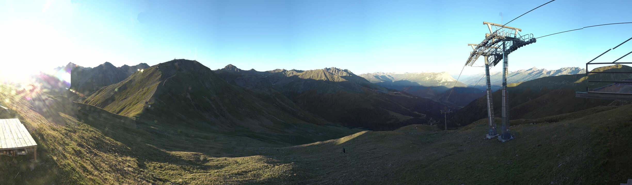 Archiv Foto Webcam Panoramablick Tscheyeck