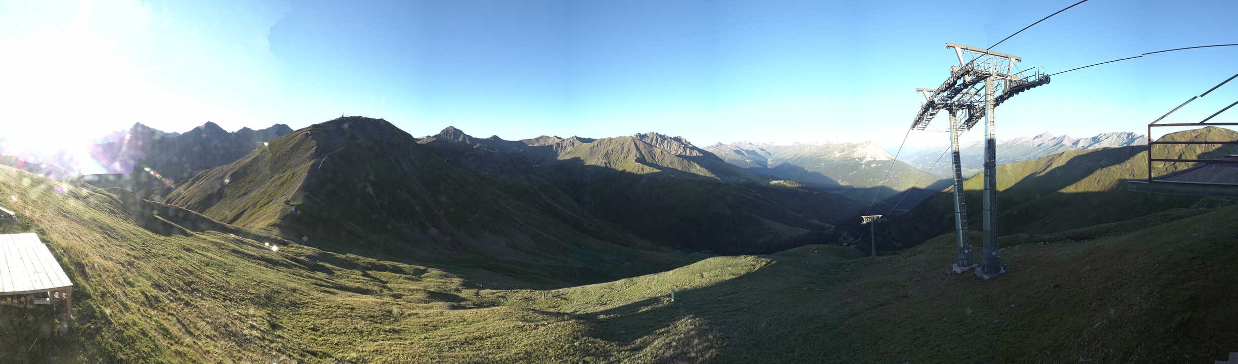 Archiv Foto Webcam Panoramablick Tscheyeck