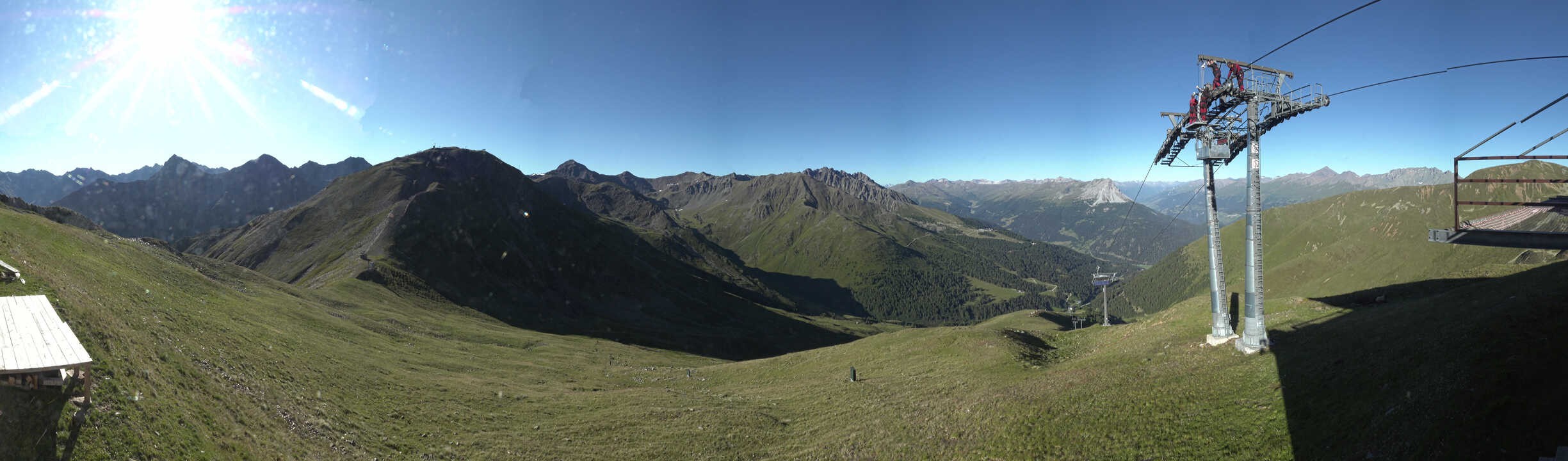 Archiv Foto Webcam Panoramablick Tscheyeck