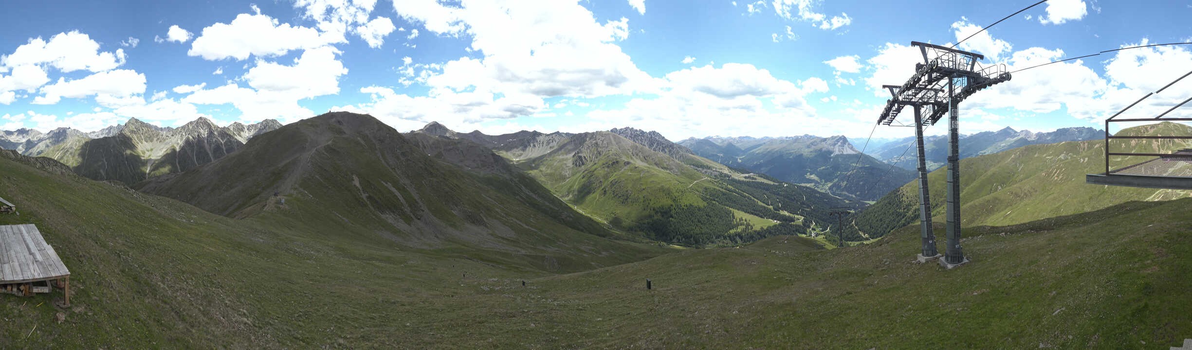 Archiv Foto Webcam Panoramablick Tscheyeck