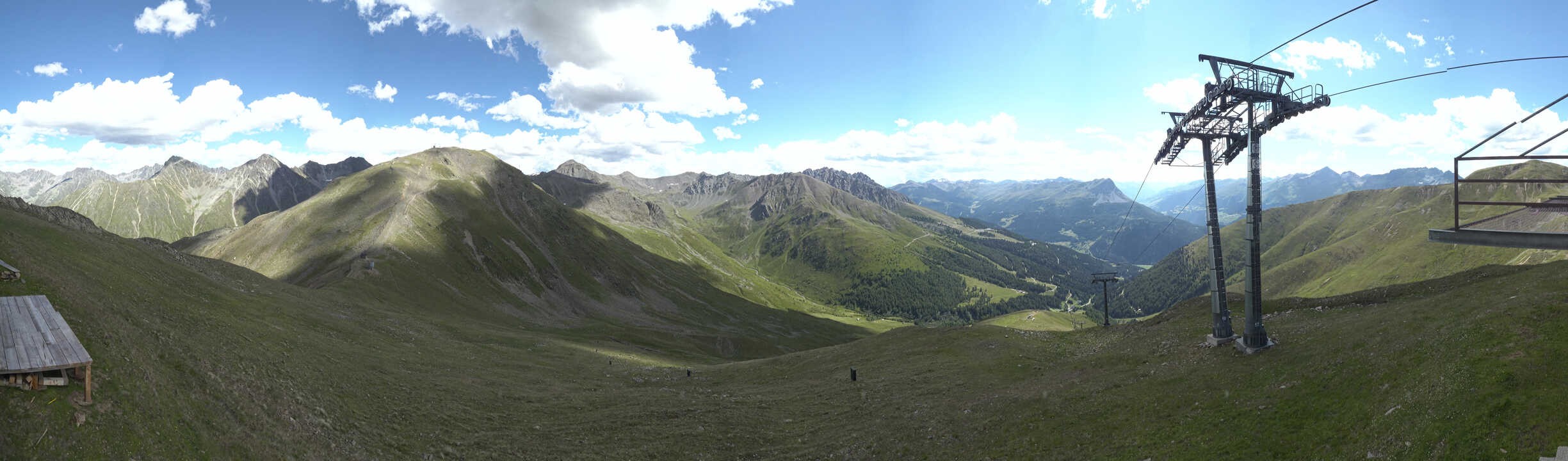 Archiv Foto Webcam Panoramablick Tscheyeck