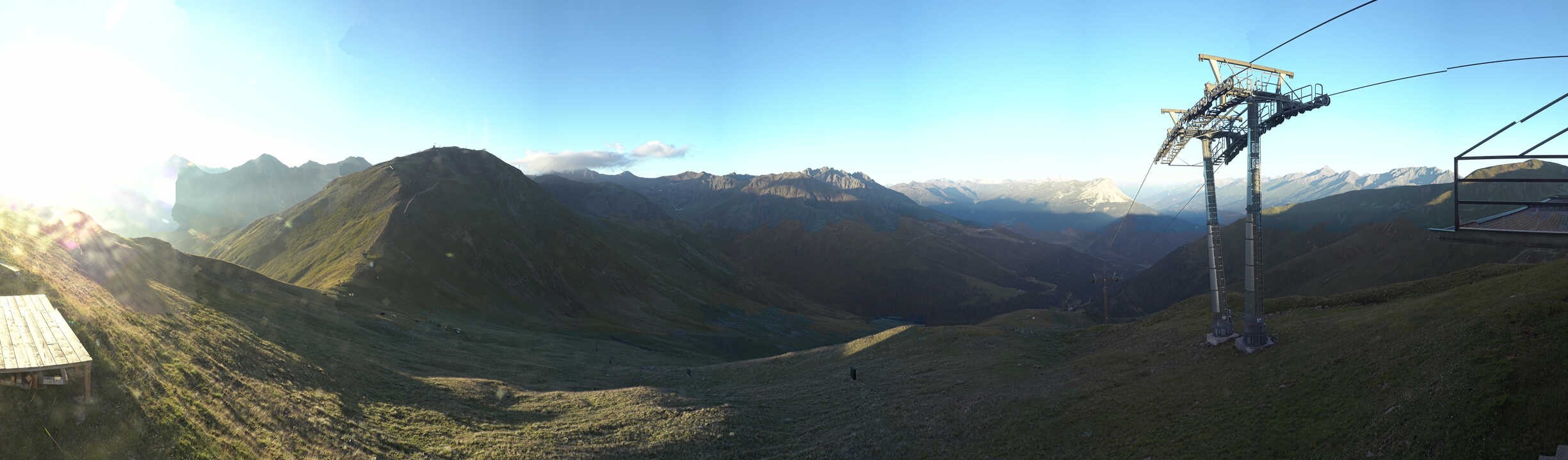 Archiv Foto Webcam Panoramablick Tscheyeck