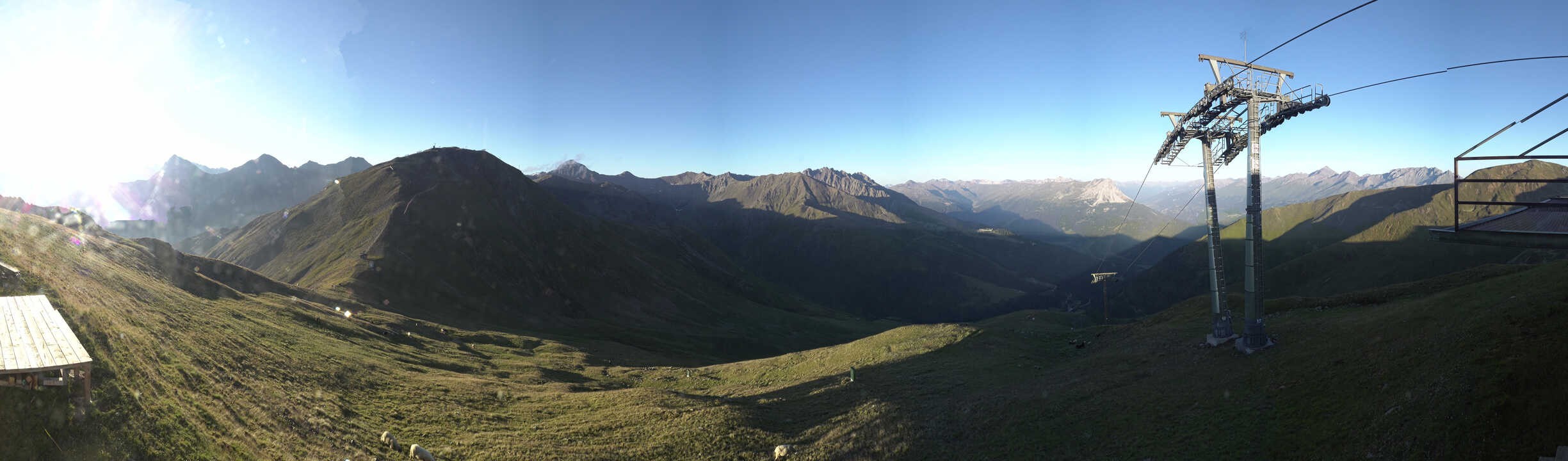Archiv Foto Webcam Panoramablick Tscheyeck