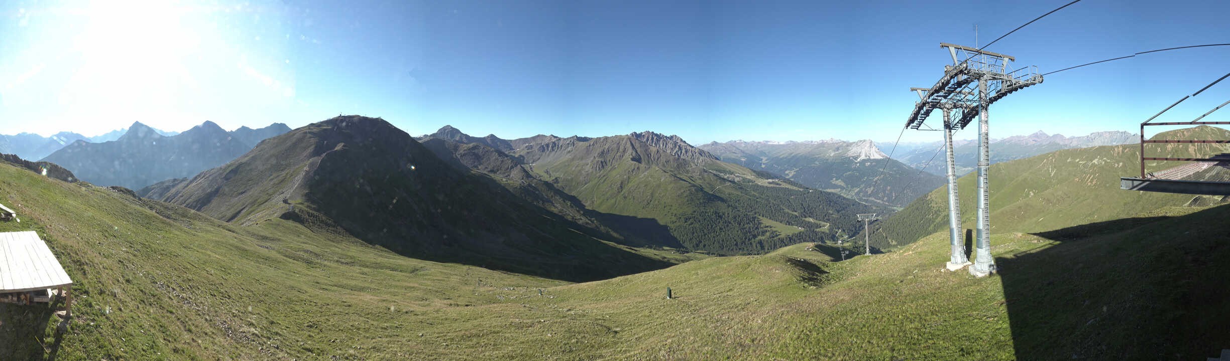 Archiv Foto Webcam Panoramablick Tscheyeck