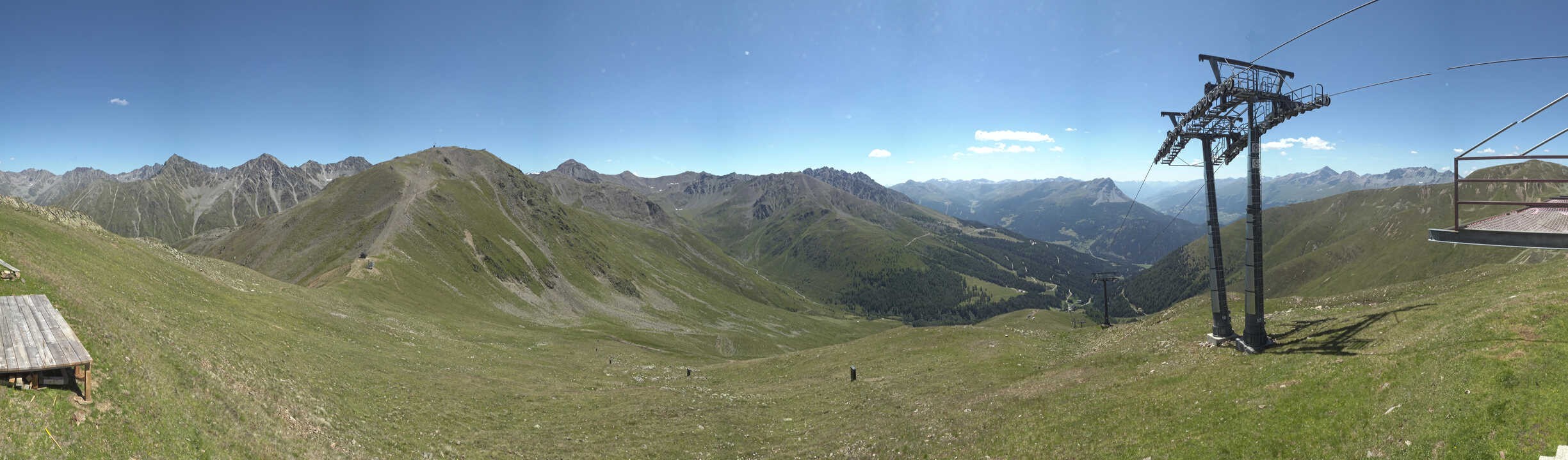 Archiv Foto Webcam Panoramablick Tscheyeck