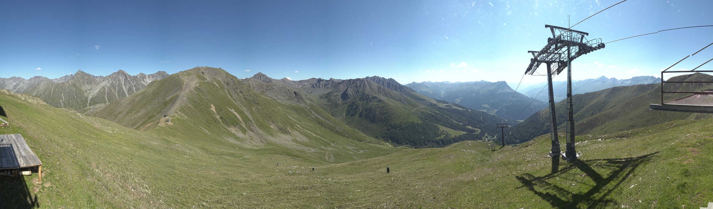 Archiv Foto Webcam Panoramablick Tscheyeck