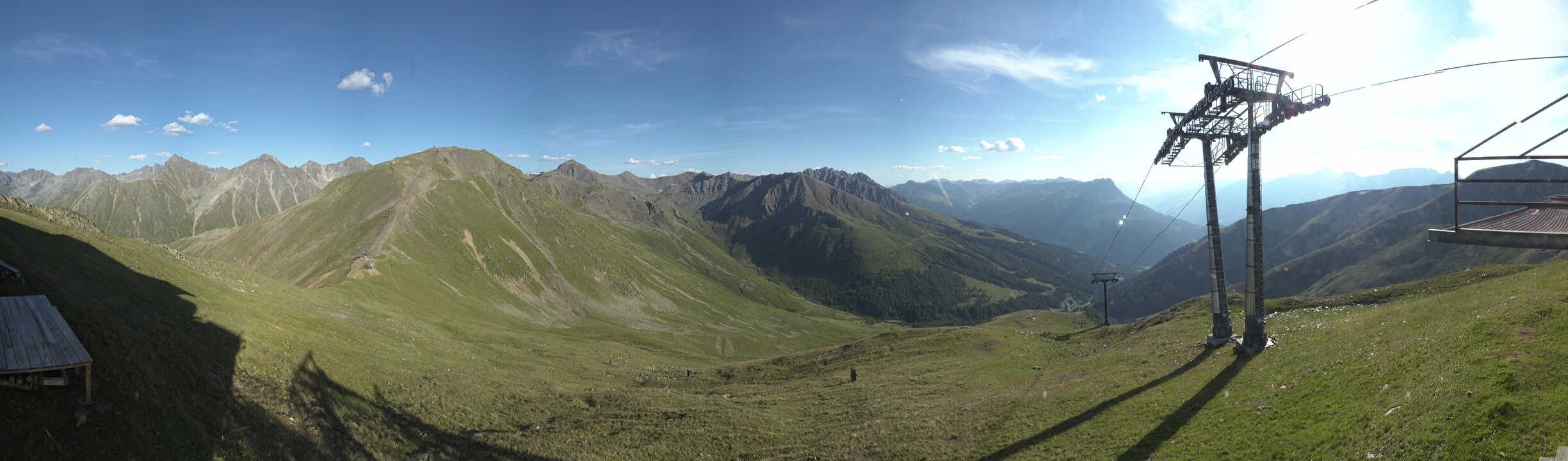 Archiv Foto Webcam Panoramablick Tscheyeck