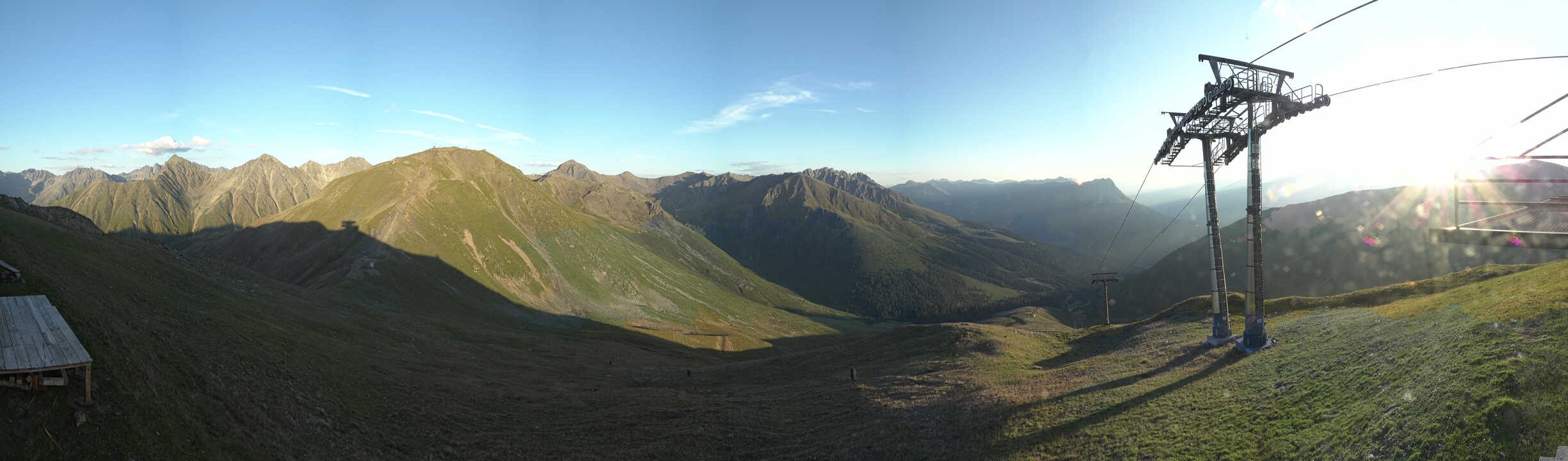Archiv Foto Webcam Panoramablick Tscheyeck