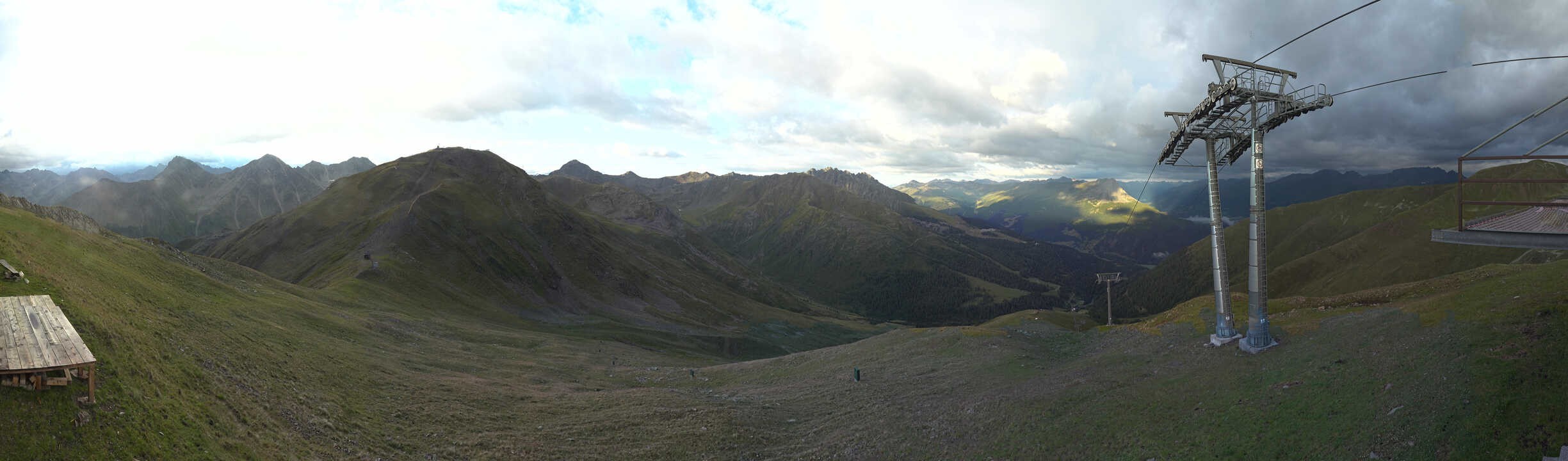 Archiv Foto Webcam Panoramablick Tscheyeck