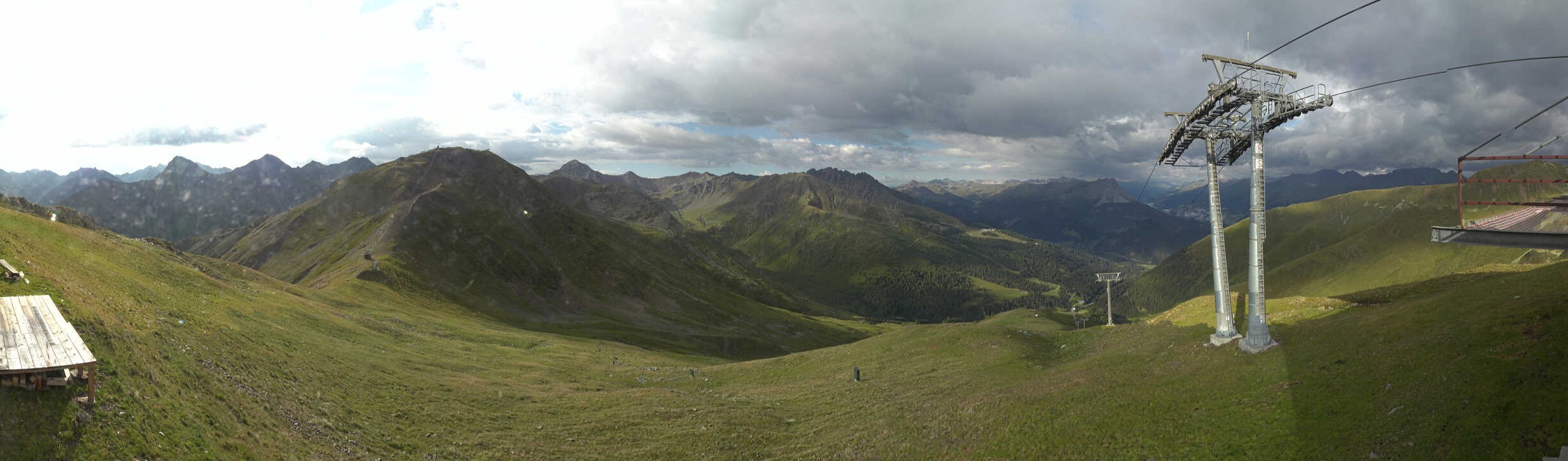 Archiv Foto Webcam Panoramablick Tscheyeck