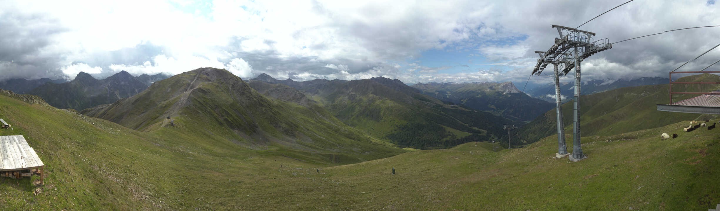 Archiv Foto Webcam Panoramablick Tscheyeck