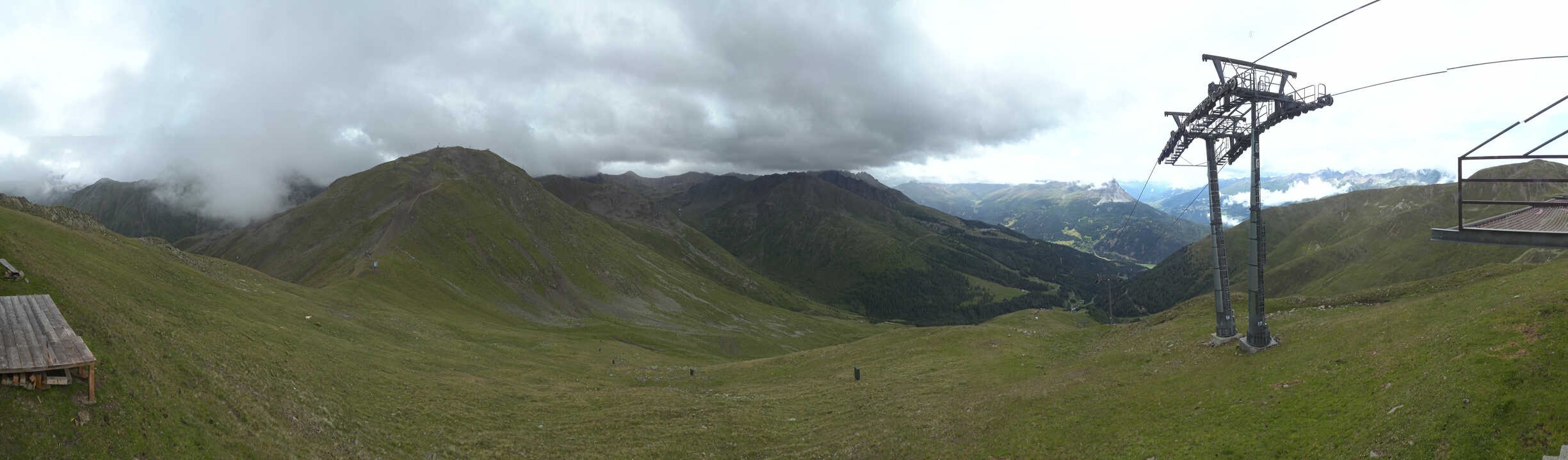 Archiv Foto Webcam Panoramablick Tscheyeck