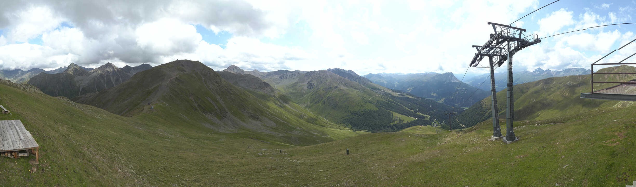 Archiv Foto Webcam Panoramablick Tscheyeck