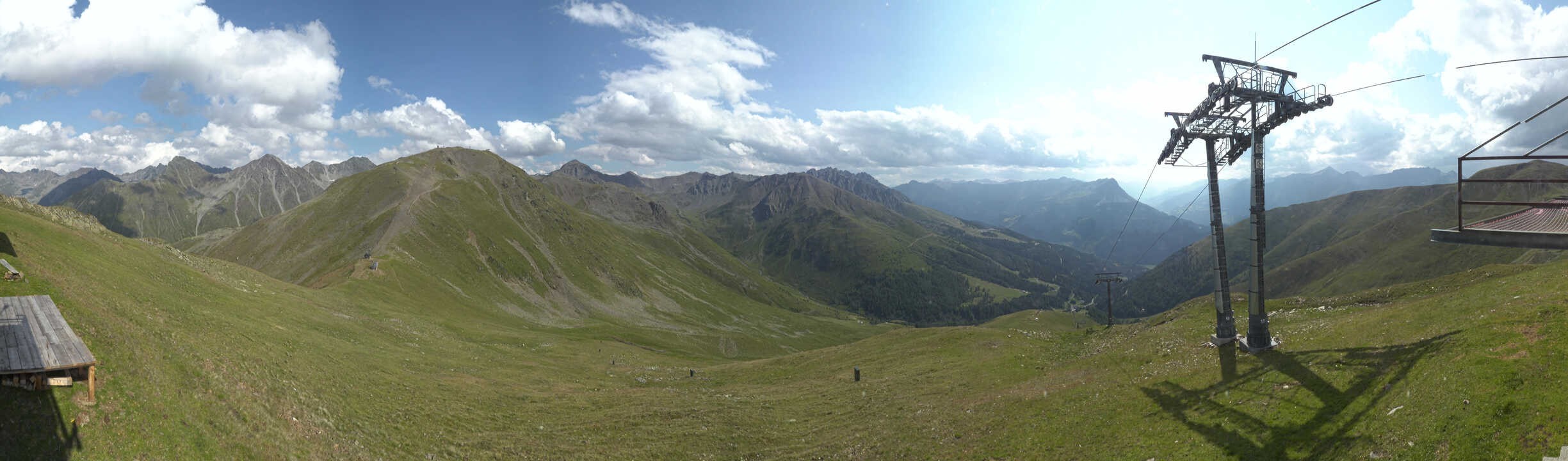 Archiv Foto Webcam Panoramablick Tscheyeck